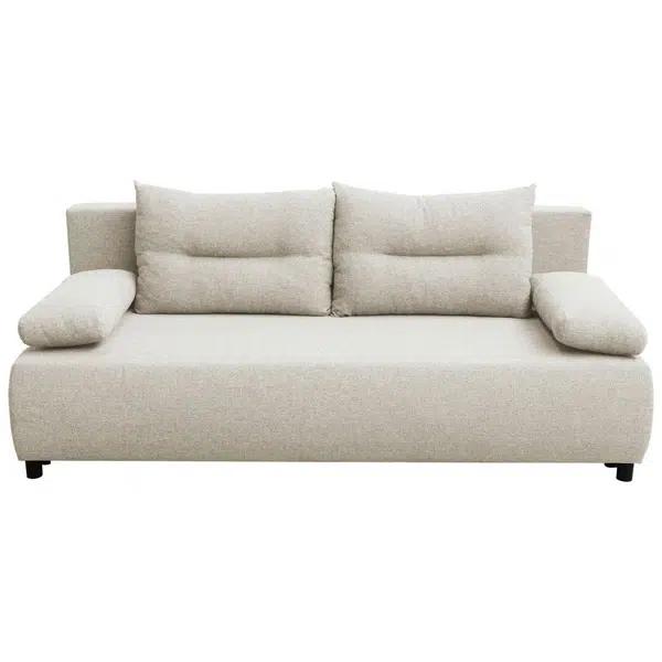 MID.YOU ROZKLÁDACÍ POHOVKA, textil, krémová