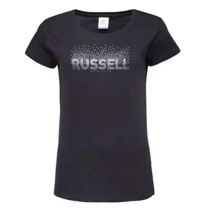 Russell Athletic SS T-SHIRT Dámské tričko, černá, velikost