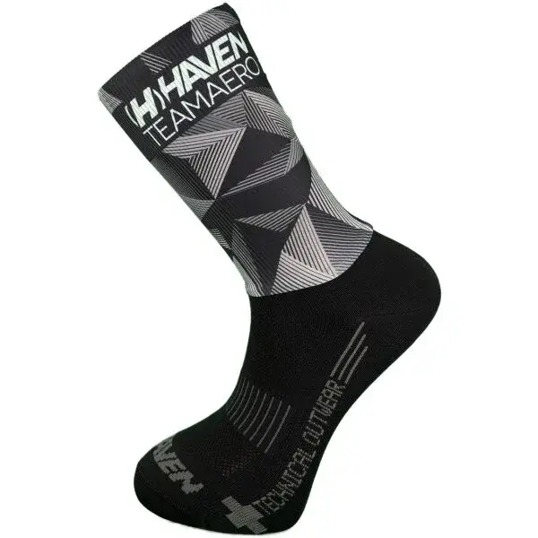 HAVEN AERO Aerodynamické ponožky, černá, velikost
