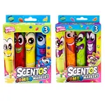 Fixy voňavé Scentos Jumbo Funny Face 3ks