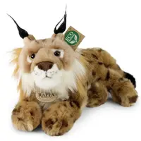 Plyšový rys ležící 28 cm ECO-FRIENDLY