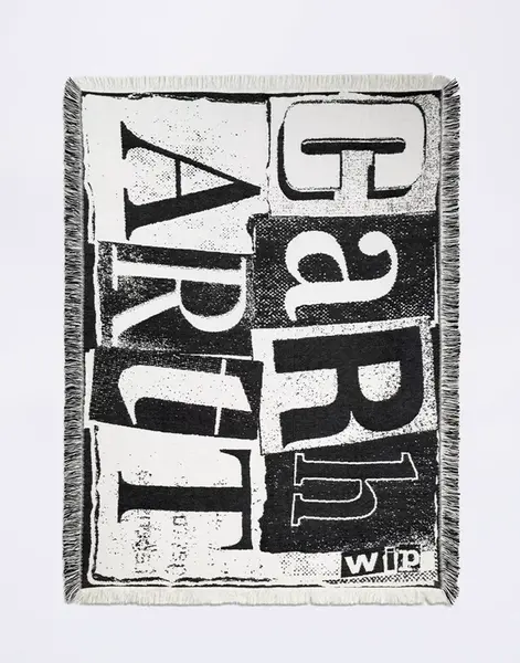 Carhartt WIP Letterpress Blanket Black/Wax