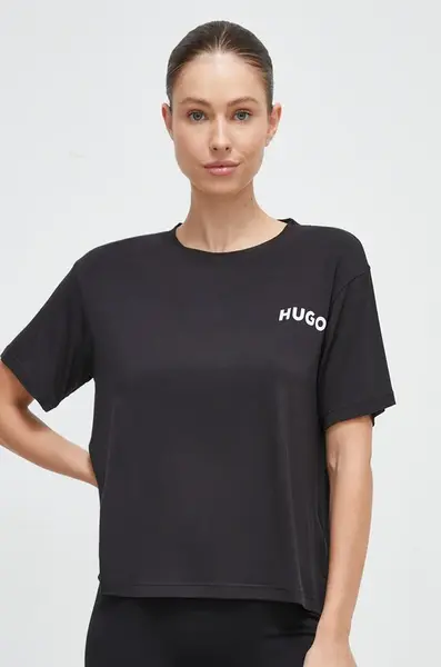Tričko HUGO UNITE_T-SHIRT černá barva, 50490707
