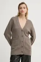 Kašmírový kardigan A.L.C. Emory hnědá barva, 7SWCA00215