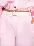 Světle růžové kalhoty s páskem