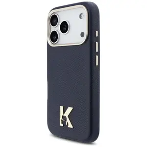 Zadní kryt KARL LAGERFELD case pro Apple iPhone 17 Pro compatible with MagSafe KLHMP17L5PGFKHGB, blue