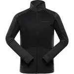 ALPINE PRO ONED Pánska mikina, čierna, veľkosť