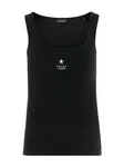 GUESS JEANS Top  čierna / biela