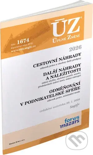 ÚZ 1674 Cestovní náhrady - kniha z kategorie Účetnictví a daně