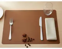 Prostírání 45x30 cm, vzhled kůže, koňak