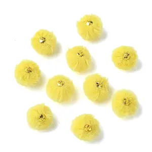 20Pcs Plush Pompom Pendants