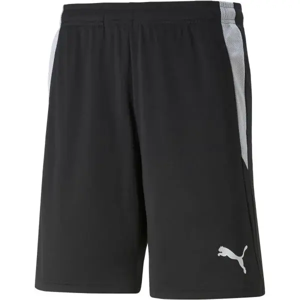 Puma TEAM LIGA TRAINING SHORTS Pánské fotbalové kraťasy, černá, velikost XXXL