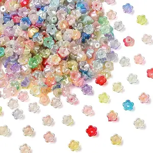 500Pcs ABS Plastic Bead Caps