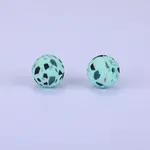 Printed Round Silicone Focal Beads