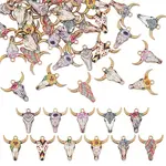 44Pcs 11 Colors Alloy Pendants
