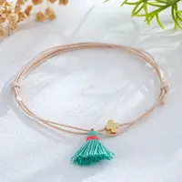 Cotton Tassels Charm Bracelets
