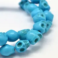 Dyed Synthetic Turquoise Bead Strands