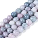 Ombre Effect Opaque Crackle Glass Beads Strands