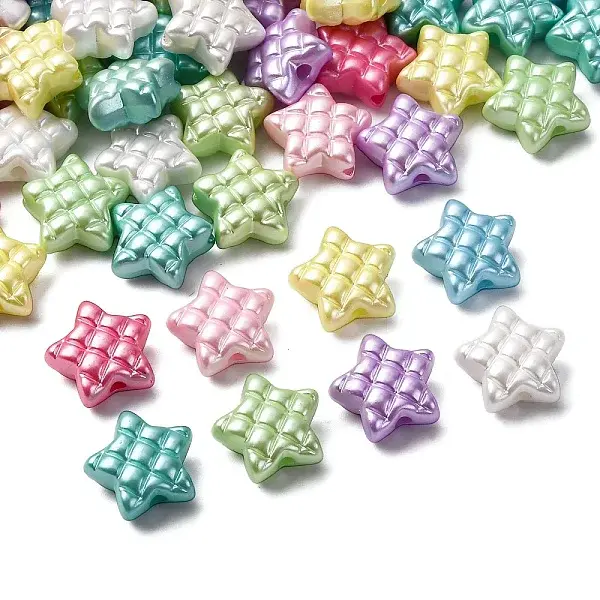 Pearlized Opaque Acrylic Beads
