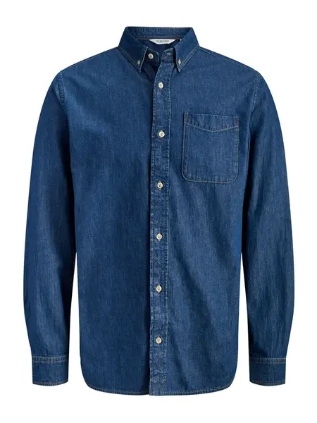 JACK & JONES Košeľa 'JJEBROOK'  modrá denim