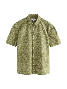 Next Košeľa  olivová / biela