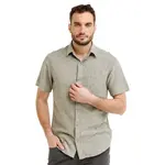 Bushman Pánska ľanová košeľa Kwame, zelená XXXXL