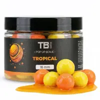 Tb baits plovoucí boilie pop-up tropical + nhdc 50 g - 16 mm