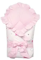 Baby Nellys Rychlozavinovačka s volánkem a stuhou I love Girl