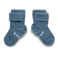 KipKep dětské ponožky Stay-on-Socks 6-12m 2páry Blue Heaven