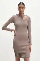 Šaty Answear.LAB hnědá barva, mini