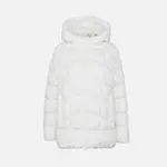 White Women's Quilted Jacket Geox Anylla - Women's