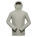 Pánská rychleschnoucí mikina alpine pro fez šedá m