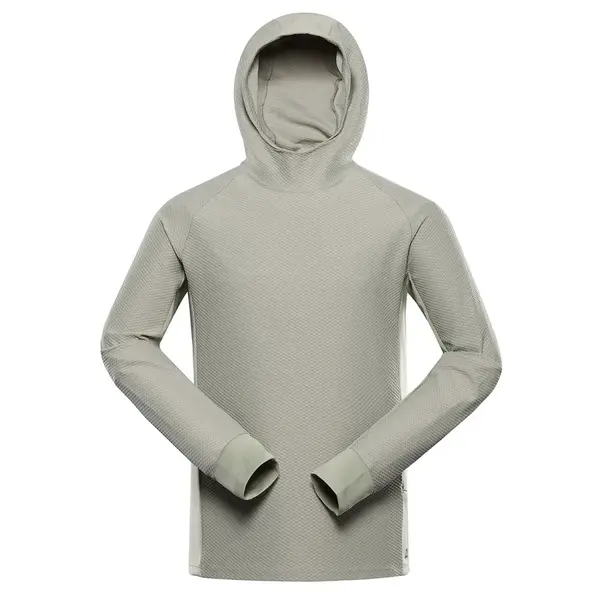 Pánská rychleschnoucí mikina alpine pro fez šedá m