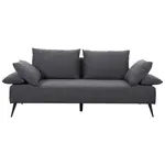 Livetastic ROZKLÁDACÍ POHOVKA, textil, tmavě šedá