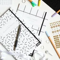 Bullet journal / zápisníky Adventure begins & life is short (2 ks)