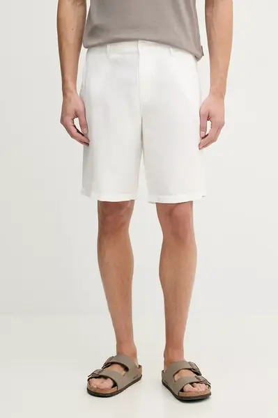 Armani Exchange šortky pánské se lnem