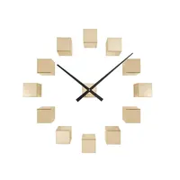 Nástěnné hodiny Karlsson DIY Cubic Metallic