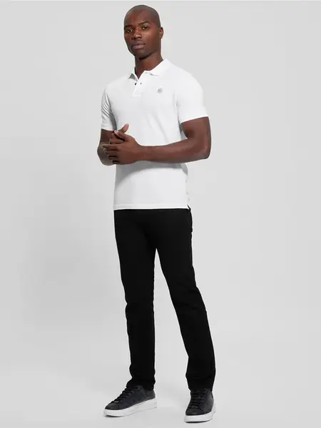 GUESS Tričko  čierna / biela