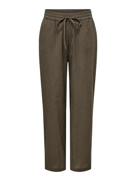 ONLY Nohavice 'ONLTIZANA'  tmavohnedá