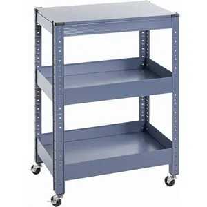SERVÍROVACÍ VOZÍK, modrá, 50/32/75 cm