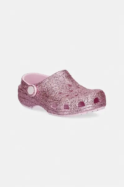 Dětské pantofle Crocs CLASSIC CHUNKY GLITTER CLOG T