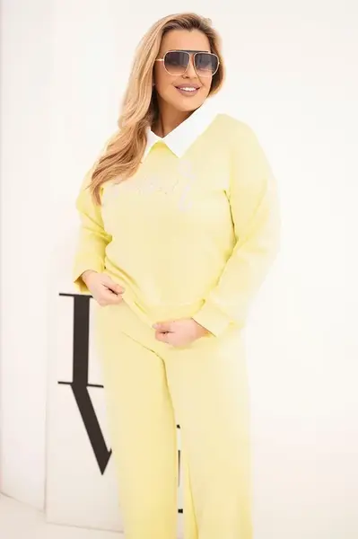 Kesi dámska súprava maslová Plus Size