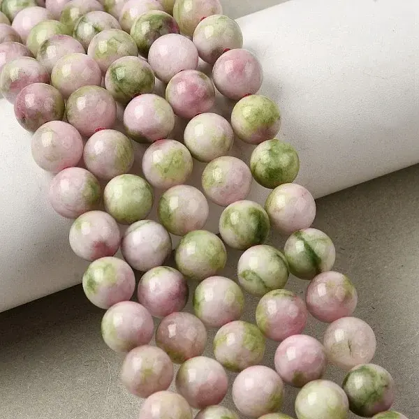 Natural White Jade Beads Strands