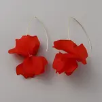 Acrylic Flower Dangle Earrings