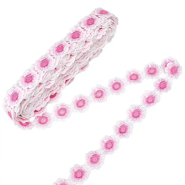 Polyester Flower Lace Ribbon