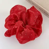 Romantic Rhinestone Polyester Elastic Hair Ties