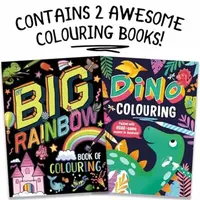 Two Awesome Colouring Books - Igloo Books Ltd