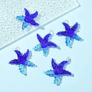 5Pcs Handmade Lampwork Pendants