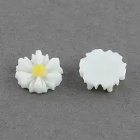 Flatback Hair & Costume Accessories Ornaments Scrapbook Embellishments Resin Flower Daisy Cabochons