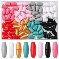 40 Sets 8 Colors Plastic Breakaway Clasps